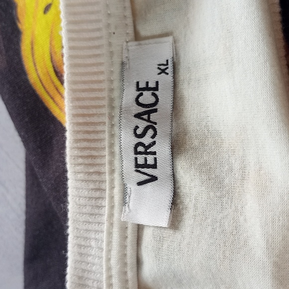 Versace Graphic Print Rapper Style T-Shirt - Picture 2 of 10